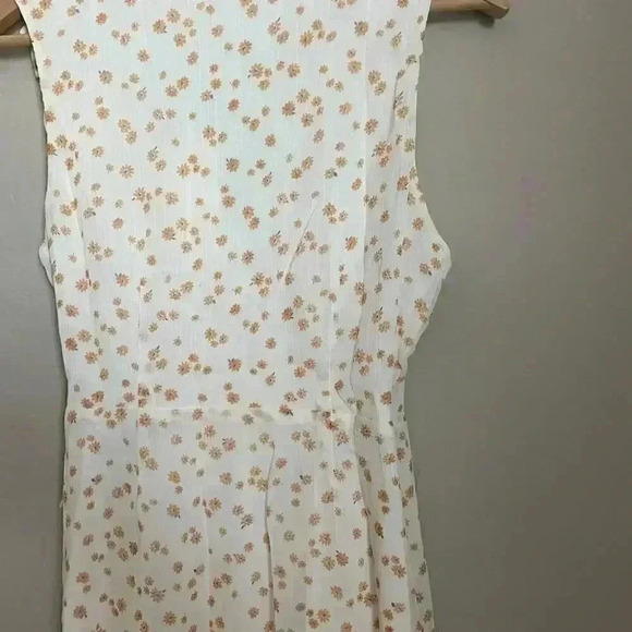 LUSH Printed Sleeveless Wrap Mini Dress Size Small - Picture 7 of 11